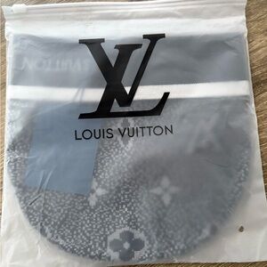 Louis Vuitton Black and White Patterned Pouch